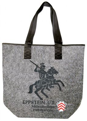Filztasche mit Einstickung Wappen - REITER Eppstein i.T. - 26158 - Shopper Tasche Umh