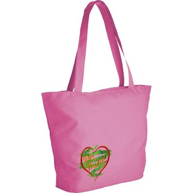 Lifestyle-Tasche mit Einstickung - Herz Heart Be Mine 08964 rosa designed bye Ticiana