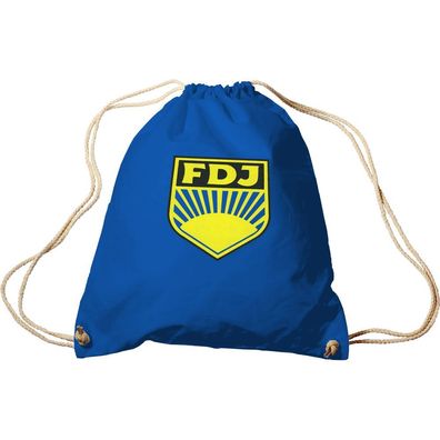 Sporttasche mit Aufdruck - FDJ - 65077 - Trend-Bag Turnbeutel Rucksack