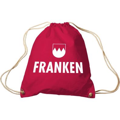Sporttasche mit Aufdruck - Franken - 65131 - Trend-Bag Turnbeutel Rucksack