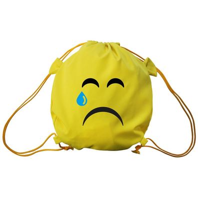 Trend-Bag mit Aufdruck - Emoji Smilie - 65212 - Turnbeutel Sporttasche Rucksack