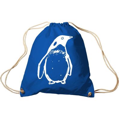 Trend-Bag mit Aufdruck - Pinguin - 65041 - Turnbeutel Sporttasche Rucksack