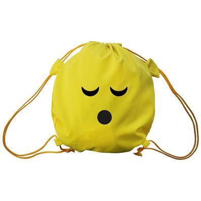 Trend-Bag mit Aufdruck - Smilie Empört - 65208 - Turnbeutel Sporttasche Rucksack