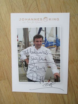 Sternekoch Johannes King - handsigniertes Autogramm!!!