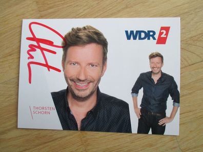 WDR Fernsehmoderator Thorsten Schorn - handsigniertes Autogramm!!!