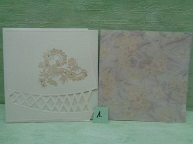Grußkarten & Kouvert Briefpapier Rahwanji Golden Card Dreams My Card 18,5x18,5 cm * 7