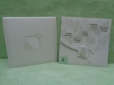 Grußkarten & Kouvert Briefpapier Rahwanji Golden Card Dreams My Card 18,5x18,5 cm * 8