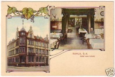 23291 Mehrbild Ak Kahla S.-A. "Hotel zum Löwen" um 1910