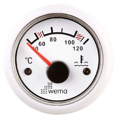 Wema, Anzeigeinstrument Wassertemperatur