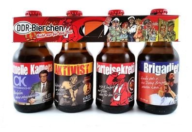 DDR Bier im witzigen Hobby 4er Träger (4 x 0,33l)