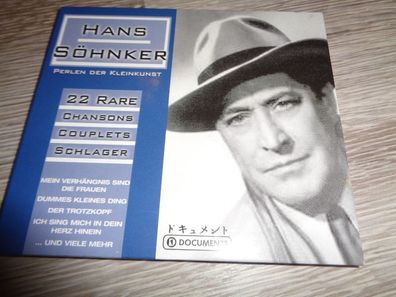 CD-Hans Söhnker-22 rare Chansons Couplets Schlager