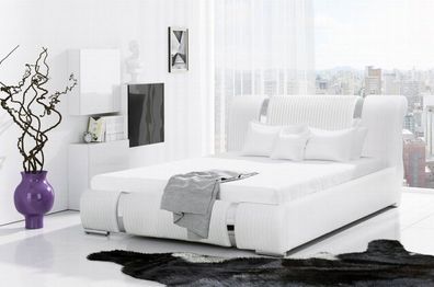 Polsterbett "VICOS" mit Bettkasten und Lattenrost - Liegefläche 180 x 200 cm