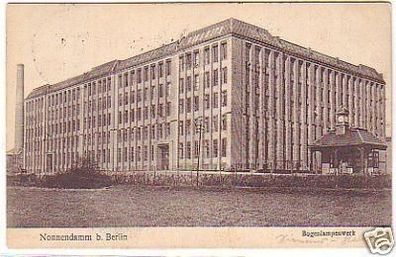 23740 Ak Nonnendamm bei Berlin Bogenlampenwerk 1914