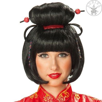 54207 - Geisha Girl Wig - Perücke * Rubies Karneval Zubehör * Japanerin ASIA
