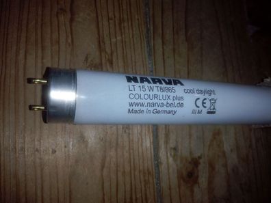 NARVA LT 15 W T8/865 Cool DayLight ColourLux Plus Made in Germany CE L 15w T8 865 1"