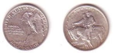 1/2 Dollar Silber Münze USA 1925 Stone Mountain