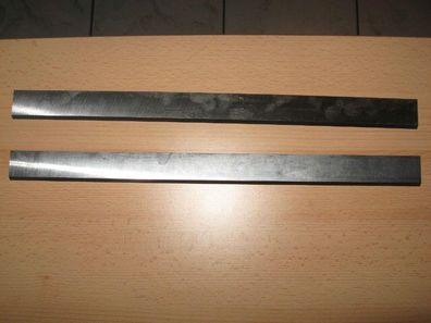 2 Stück Hobelmesser 530 x 35 x 3 HSS Wolfram Streifenhobelmesser 
