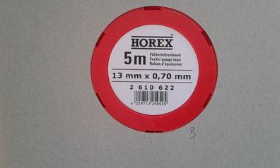 Horex Fühlerlehrenband 5m, 13 x 0,70mm