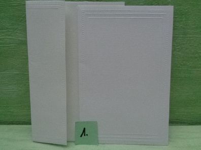 Edel- Grußkarten & Kouvert Briefpapier Rahwanji Golden Card Dreams My Card - weiß