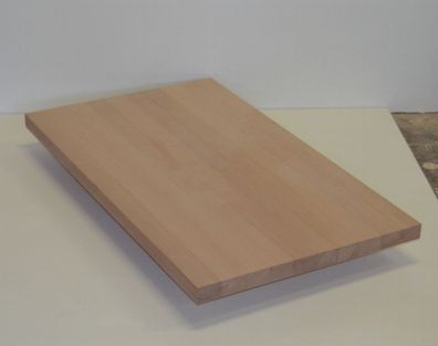 Massivholzplatte Holzplatte Buche durchgehende Lamellen, versch. Grössen, 35mm dick