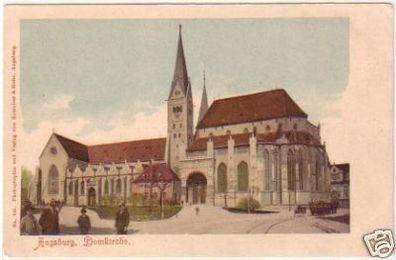 24619 Ak Augsburg Domkirche um 1900