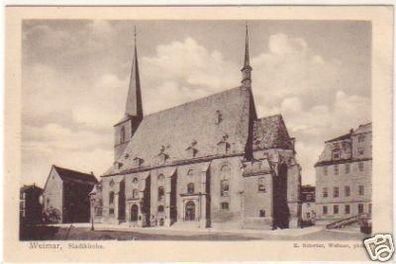 24800 Ak Weimar Stadtkirche 1923
