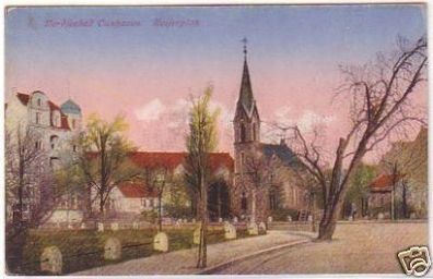 24727 Ak Nordseebad Cuxhaven Kaiserplatz um 1915