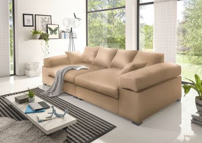 BIG Sofa -Beige-Creme - Modell Hercules