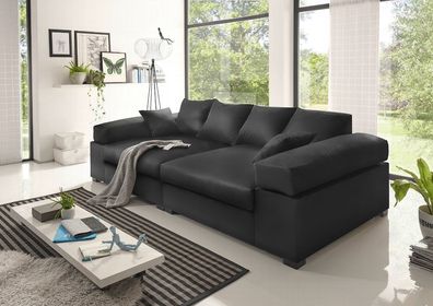 BIG Sofa -Schwarz- Modell Hercules
