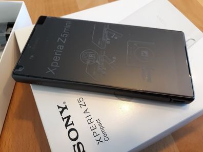 Sony Xperia Z5 compact 32GB >> Schwarz / simlock- und vertragsfrei / komplett foliert