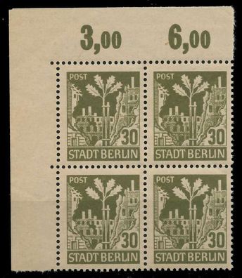SBZ BERL. Brandenb. Nr 7Aawaz II ndgz postfrisch VIERER X81010E
