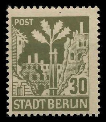SBZ BERL. Brandenb. Nr 7Aawaz postfrisch X8114DA