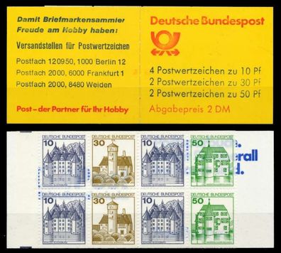 BRD Markenheftchen Nr MH 22 IabK3oZ postfrisch S6386C2