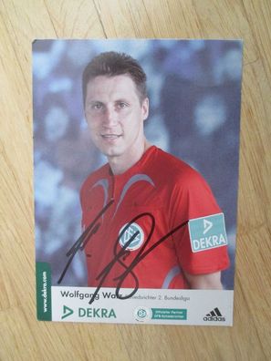 DFB Bundesligaschiedsrichter Wolfgang Walz - handsigniertes Autogramm!!!