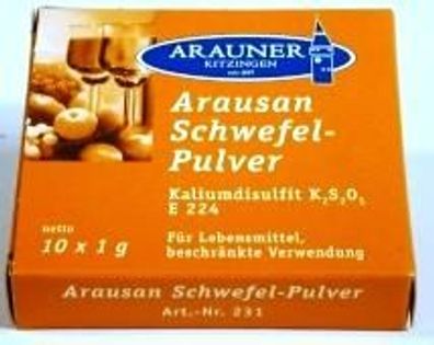 Kitzinger Schwefelpulver 10 x 1g