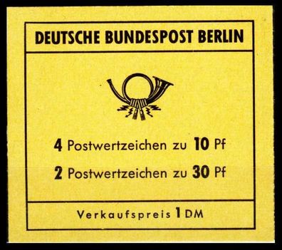 BERLIN Markenheftchen Nr MH 06b postfrisch S6387BA