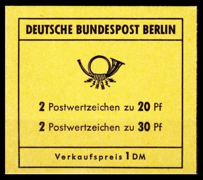 BERLIN Markenheftchen Nr MH 07a postfrisch S6387B6