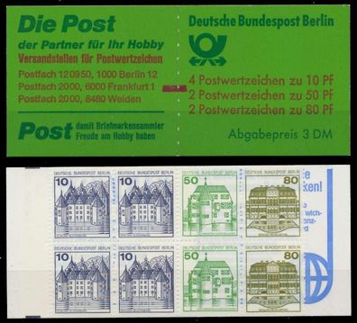 BERLIN Markenheftchen Nr MH 13amZ postfrisch X815C72