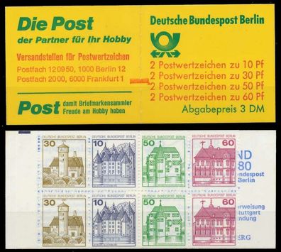 BERLIN Markenheftchen Nr MH 12bmZ postfrisch X815C76