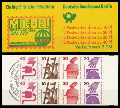 BERLIN Markenheftchen Nr MH 09aoZ postfrisch X815D3E