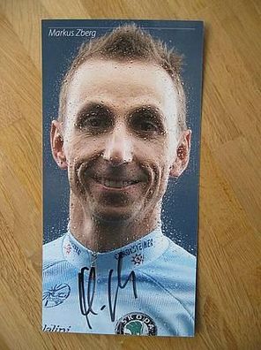 Tour de France Team Gerolsteiner Markus Zberg - handsigniertes Autogramm!!!