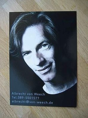 Albrecht von Weech - handsigniertes Autogramm!!!