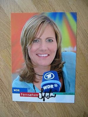 WDR Fernsehmoderatorin Sylvie Liebsch - hands Autogramm