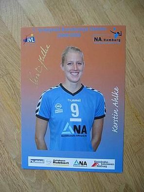 Volleyball Bundesliga NA. Hamburg Kerstin Ahlke - handsigniertes Autogramm!!!
