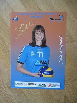 Volleyball Bundesliga NA. Hamburg Julia Kaufhold - handsigniertes Autogramm!!!