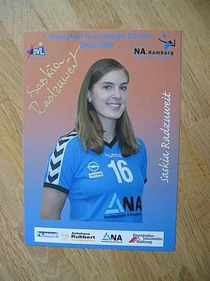 Volleyball Bundesliga NA. Hamburg Saskia Radzuweit - handsigniertes Autogramm!!!