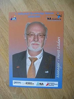 Volleyball Bundesliga NA. Hamburg Horst Lüders - handsigniertes Autogramm!!!