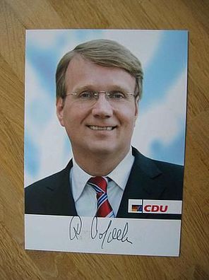 CDU-Generalsekretär Ronald Pofalla - hands. Autogramm!