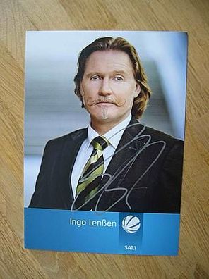 Sat1 Staranwalt Ingo Lenßen - handsigniertes Autogramm!!!