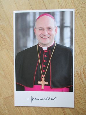 Bischof von Aachen Dr. Helmut Dieser - handsigniertes Autogramm!!!